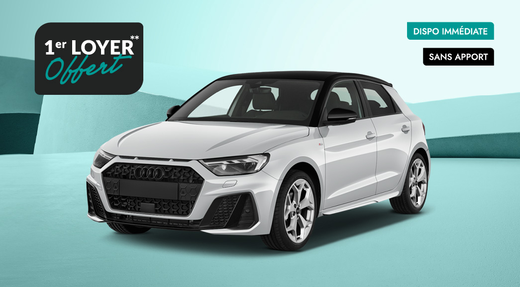 Audi A1 Sportback Design Blanc Glacier Toit Noir