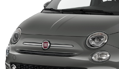 Avant 3/4 gauche Fiat 500 Hybride S&S