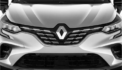 Face avant Renault Captur