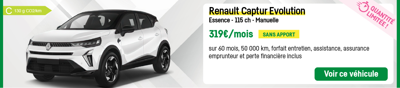 Renault Captur Evolution Juin