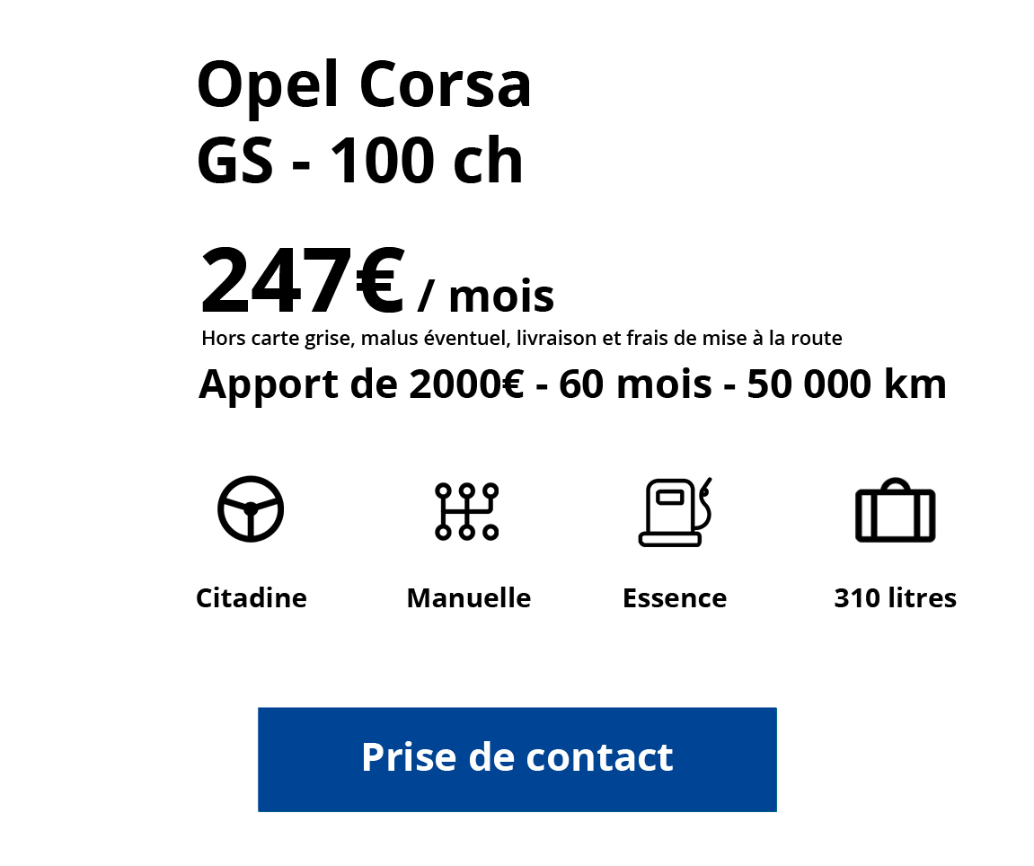Infos Opelcorsags Cml