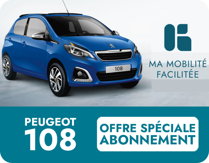 Abonnement Voiture Peugeot 108