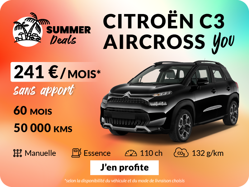Citroen C3 Aircross You Summer Deals