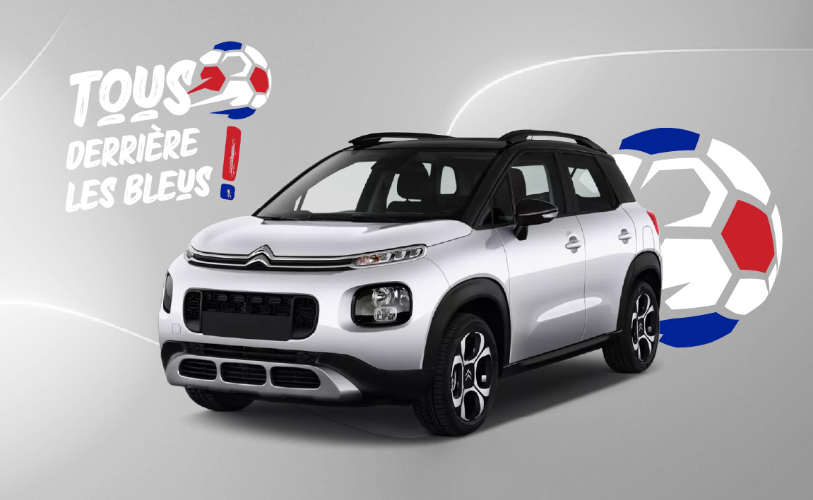 Derriere Les Bleus Citroen C3 Aicross Plus