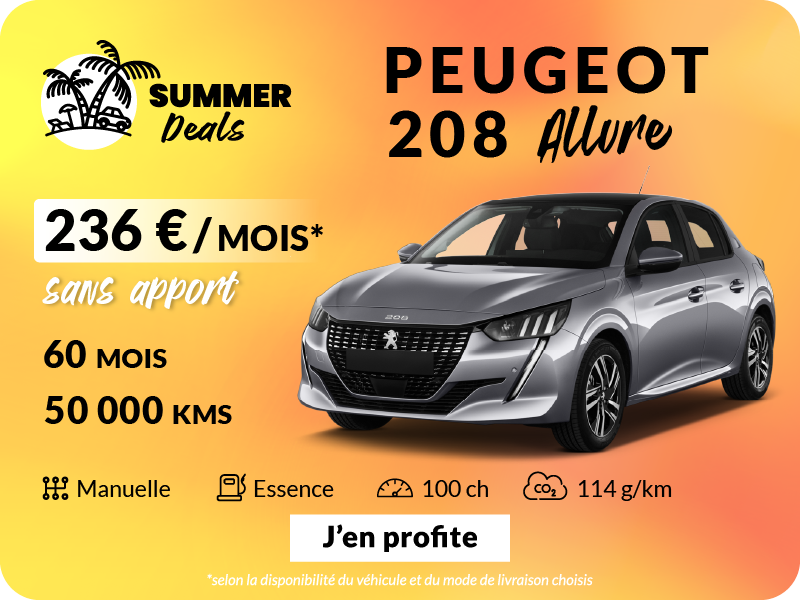 Peugeot 208 Allure Summer Home