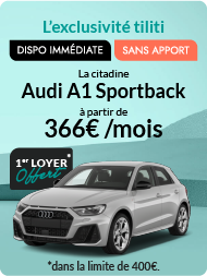 Offre Audi A1 Mai 2026